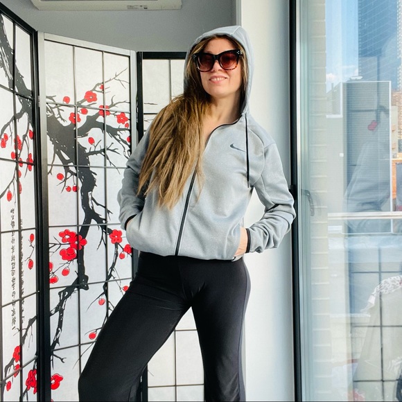 Nike NBA League Nike Hood Ribbed Textured Fleeced Jacket - Picture 17 of 17